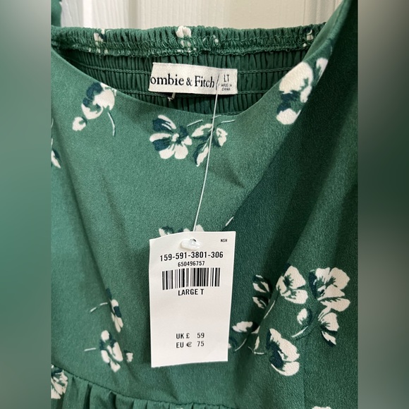 Floral Green Dress - Picture 7 of 7